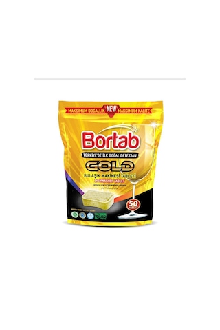 Bortab Gold Bulaşık Makinesi Deterjanı 50 Tablet