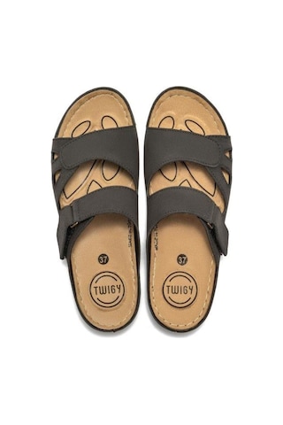 Twigy Duru Kadın Terlik Siyah 36/40 BB0351 Siyah