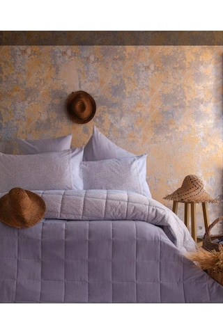 Apricitas Home Tek Kişilik Yatak Örtüsü Set İnes Gri Ap83t00010024