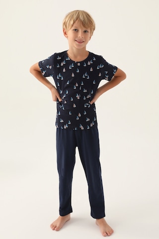 Arnetta Yacht Lacivert Erkek Çocuk Pijama Takımı 5274-42717 Lacivert
