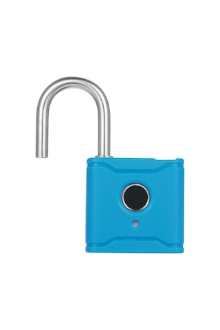 Hallow-t1004d Akıllı Bt Parmak İzi Asma Kilit Şarj Edilebilir,mavi