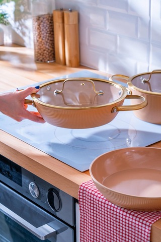 Acar Ultimate Pro 5 Parça Tencere Seti - Rose Gold