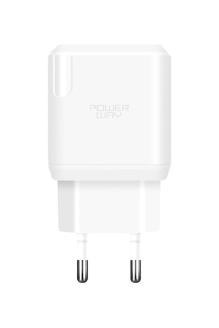 18w Qc3.0 Galaxy A56 5g İle İle Uyumlu Hızlı Şarj Adaptörü Qc3 18w Beyaz