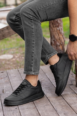 Daxtors D0158 Günlük Ortopedik Unisex Sneaker Spor Ayakkabı Siyah