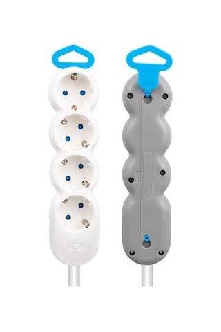 Vea Ve-2s4n 4'lü 1.5 Metre Kablolu Grup Priz