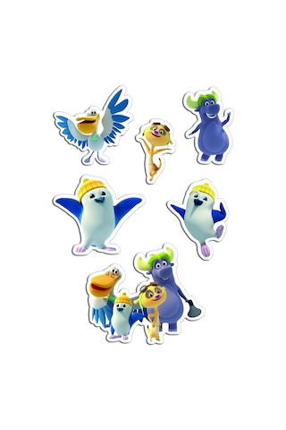 TRT Çocuk Kaptan Pengu  Baby Puzzle
