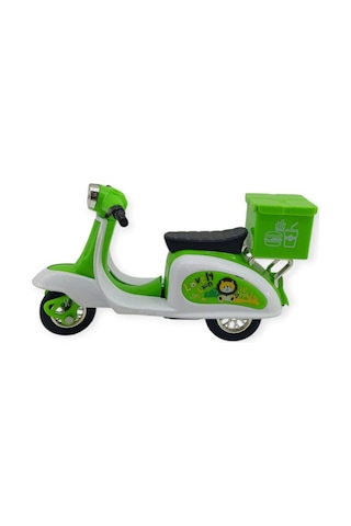 Çek Bırak Metal Vespa Motor 12 Cm - Fy361a-12d-yeşil