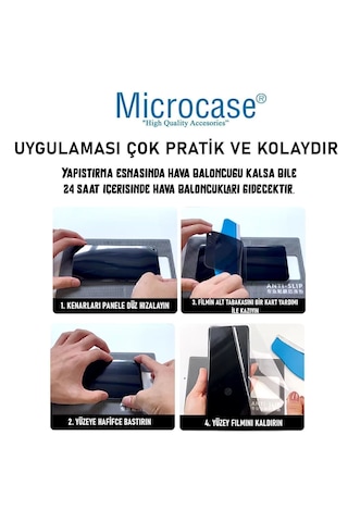 Microcase Tecno Spark Slim 5g İle Uyumlu Full Tpu Nano Ön Ekran Koruma Filmi - Ekm101