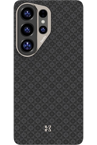 Galaxy Uyumlu S26 Ultra Uyumlu Kılıf M-safe Özellikli Benks Armorair Armorgrid Serisi Kevlar Kapak Siyah Siyah