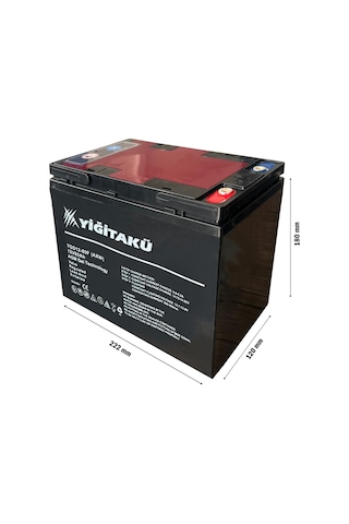 Yiğit Akü 12v 80ah Jel Elektrikli Bisiklet Aküsü 5'li Set