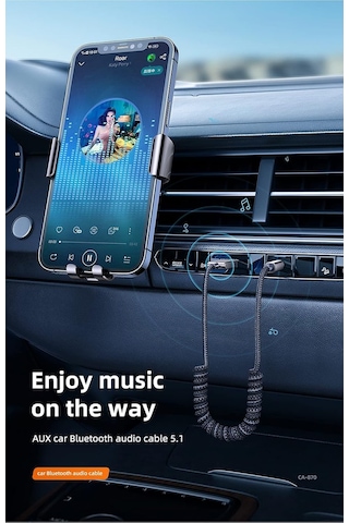 Lexroo Bluetooth Car Receiver Aux, Gri