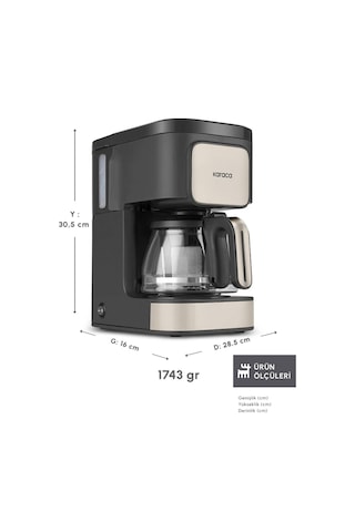Karaca Just Coffee Aroma 2 In 1 Filtre Kahve ve Çay Demleme Makinesi