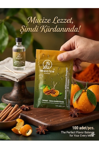 Mucize Aromalı Kürdan 3"lü Doypak Set Kiraz-mentol/portakal-tarçın/şeftali-buzlu Cay