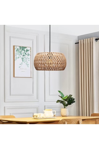 Homing Miranda El Yapımı Natural Avize Sarkıt Sl014 Bej