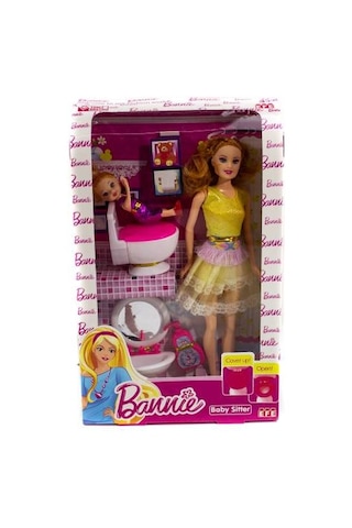 Oyuncak Bebek ve Banyo Seti