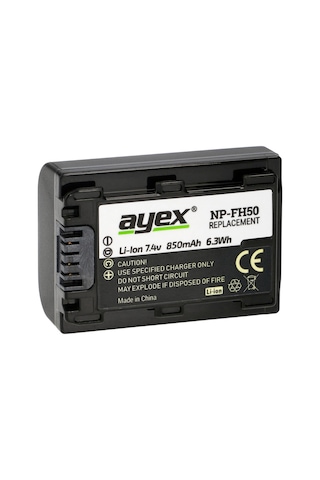 Sony Kameralar için Np-Fh50 Batarya. A230. A330. A380. A390