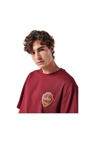 Gsstore X Midground Erkek Basic T-shirt E251227 Bordo