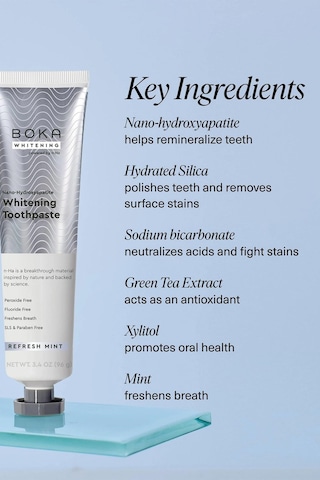 Boka Refresh Mint Whitening N-ha Diş Macunu 96gr Beyazlık