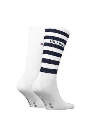 Tommy Hilfiger Th Men Sport Sock 2p Breton Strı Erkek Beyaz Çorap - S701236735 Beyaz