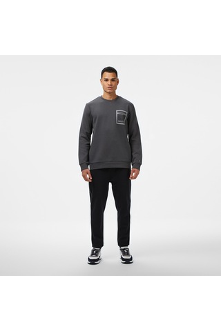 Nautica Classic Fit Erkek Gri Sweatshirtdüzk57021t