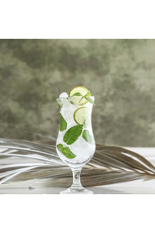 LAV Fiesta Cam Kokteyl Bardağı 6'lı 460 ml (Meşrubat/Smoothie /Milkshake/Soğuk Kahve Bardağı )