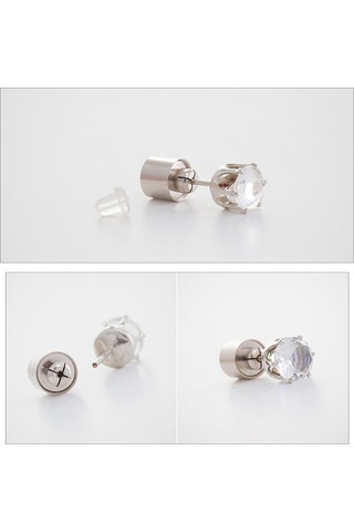 1 Çift Moda Led Küpe Parlayan Işık Up Elmas Küpe Saplama Yeşil