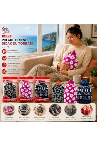 Polar Kılıflı Termafor Sıcak Su Torbası 1800 Ml 5673 -
