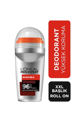 L'oreal Paris Men Expert Invincible 96h Erkek Roll-on 2 X 50 Ml