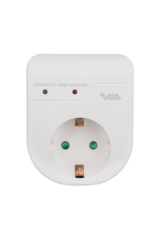 Vea Ve-22416 16 Amper - 3500 Watt Led Göstergeli Tekli Akım Korumalı Priz