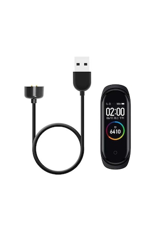 Mobilefix Siyah Xiaomi Mi Band 5 Usb Şarj Kablosu