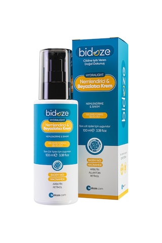 Bidoze Hydralight Nemlendirici & Beyazlatıcı Krem 100 Ml