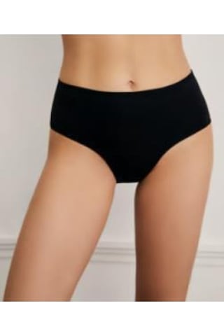 Eros 710 Kadın Yüksek Bel Slip 3'Lü Siyah-Beyaz-Ten