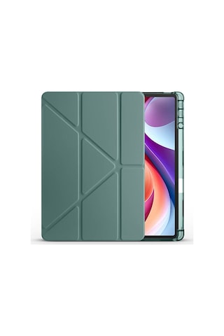 Lenovo M11 Tb-330fu 11inç 2024 Kılıf Kalem Bölmeli Trifolding Case