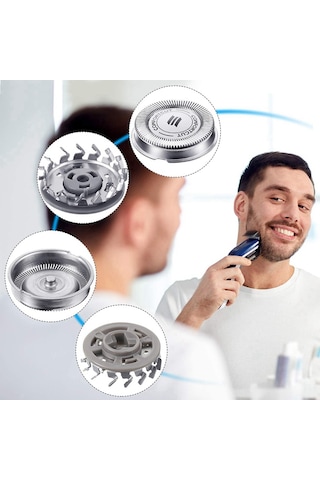 Philips Tıraş Makinesi İçin 3 Adet Sh30 Tıraş Bıçağı Yedek Başlığı