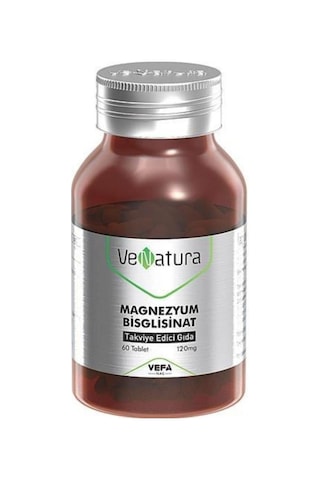 Venatura Magnezyum Bisglisinat Takviye Edici Gıda 60 Tablet