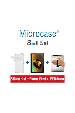 Lenovo Tab 4 10 Plus Silikon Kilif + Ekran Filmi + El Tutucu 241759857