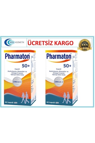 Pharmaton50plus 60 Kapsül 2'li Paket