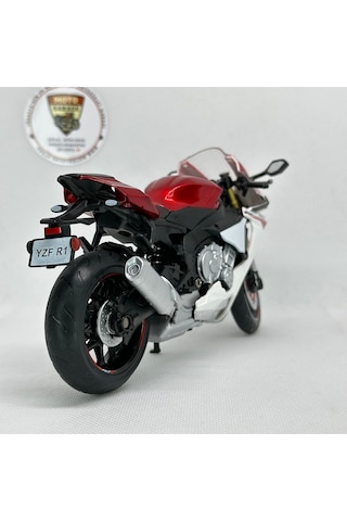 Yamaha Yzf-r1 1:12 Diecast Motosiklet Lisanslı Metal Model Koleksiyon Aracı