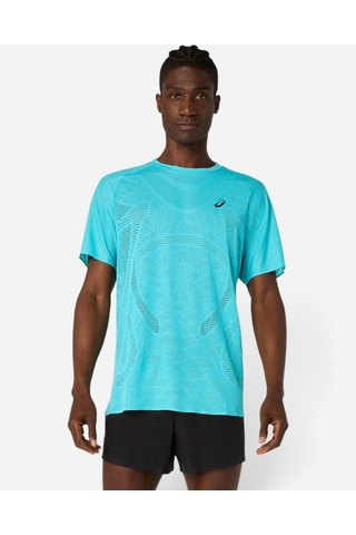 Asics Metarun Ss Top Erkek Energy Aqua Kısa Kollu Tshirt 2011d510-401