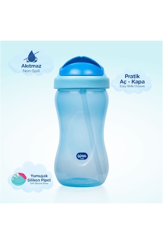 Wee Baby Pipetli Bardak 350 ML - Mavi
