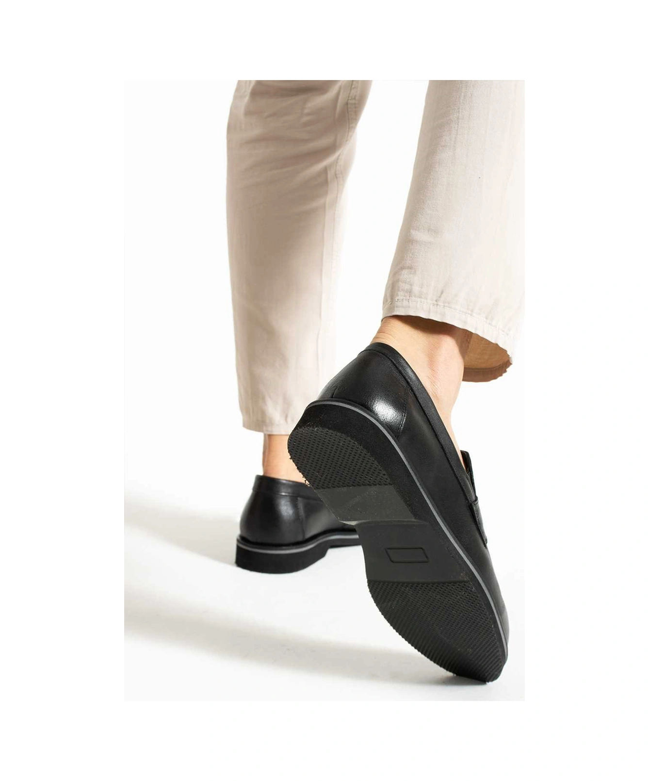 Bestello Bağcıksız Eva Taban Loafer 331-46610 Erkek Ayakkabı Siyah