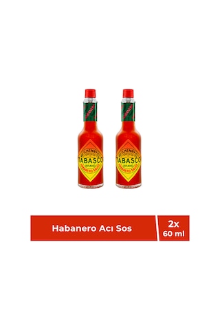 Habanero Acı Biber Sosu 60 Ml X2