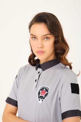 Yeni Tip Kamu Güvenlik Yazlık Sweatshirt Kadın Gri