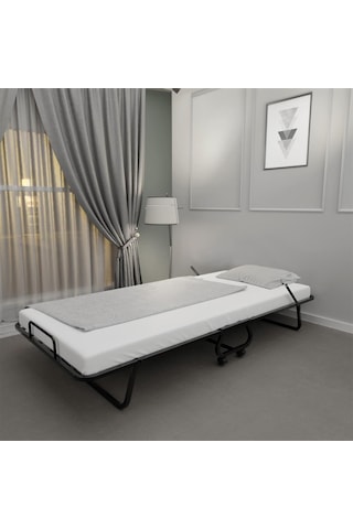 Niron Yatak Katlanır Ve Karyola / 80x190 Cm Katlanabilir Somya Ve Tek Kişilik Katlanır Diğer