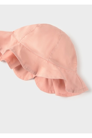 Kız Bebek Gabardin Şapka Pembe Pembe