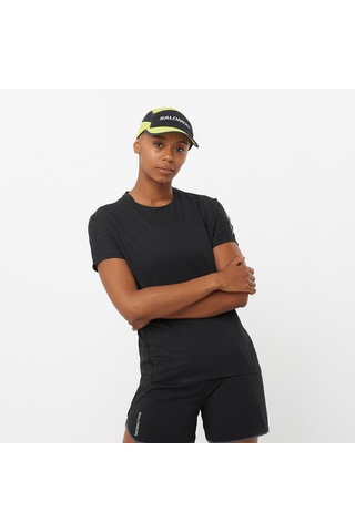 Salomon Salomon Sense Aero Kadın Siyah Koşu Tişört 27180 Siyah