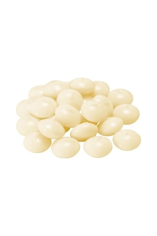 Sumuhome Fenomen Tealıght Suda Yüzen Mum 4 Saat 24 Adet Naturel