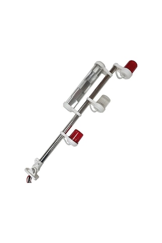 Tekne Bayrak Direği. 3'lü Reflektörlü Bayrak Direği Krom 60 CM