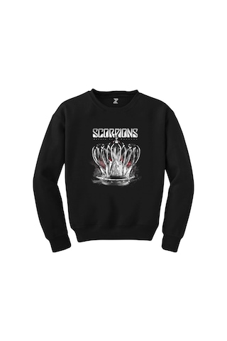 Scorpions Return To Forever Siyah Sweatshirt Beyaz