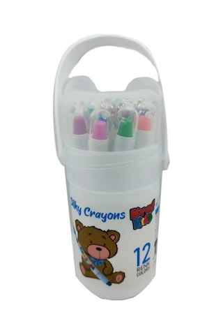 Kraf Kıds Pastel Boya Sılky Crayon 12 Lı Kk500 Çok Renkli